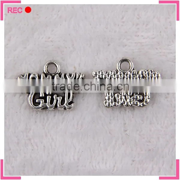 'Imitation Gold Child' Necklace Pendant Designs, New Design Alphabet Pendant photo-2