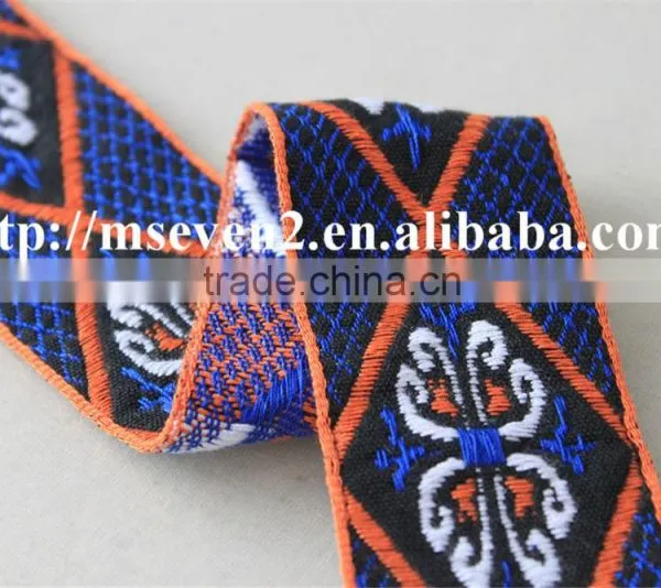 Good Sale Butterflies Pattern Embroidery Tirm Woven Ribbons photo-5