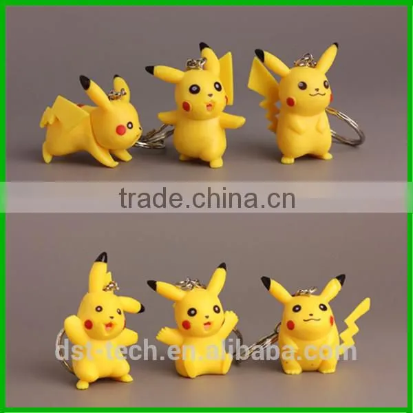 Cartoon Pokeball Figures Pvc Keychains for Promotion photo-4