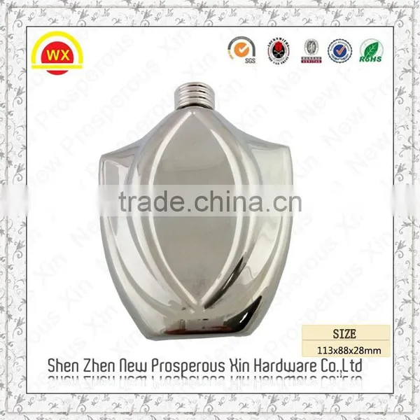 Fashionable Whiskey Hip Flask / Mirror Finish Copper Hip Flask