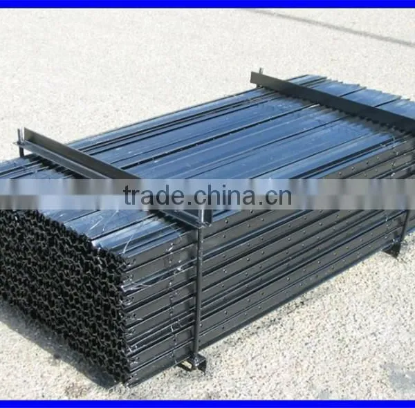 Hot Dip Galvanized and Paint Dark Green Steel Y Fence Post for Middle East and Israel Market photo-4