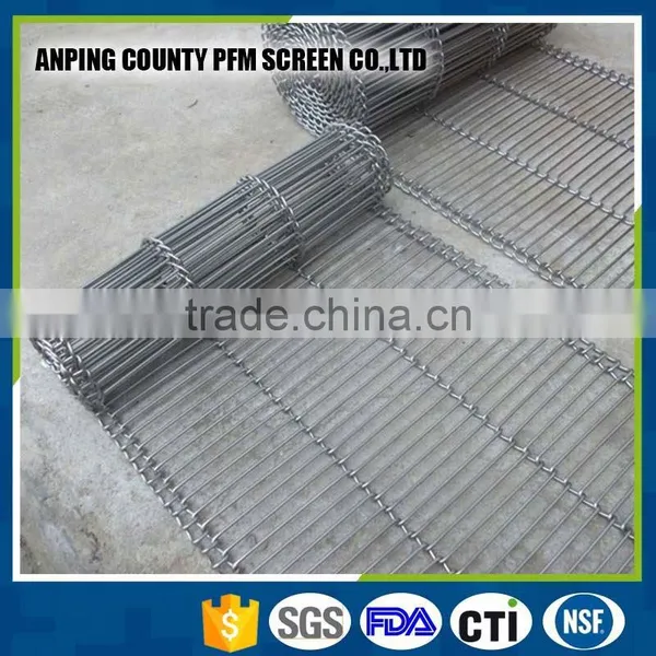 Factory Top Quality Balanced Weave Stainless Steel Wire Mesh Conveyor Belt photo-6