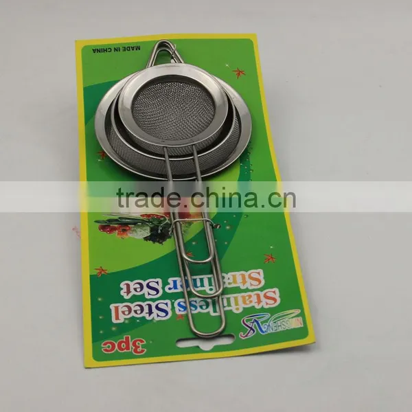 Food Strainer Set Fine Stainless Steel Fine Mesh Strainers, Colanders photo-5