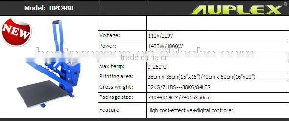 Auplex 38*38CM Mug Heat Press ce Certification photo-5
