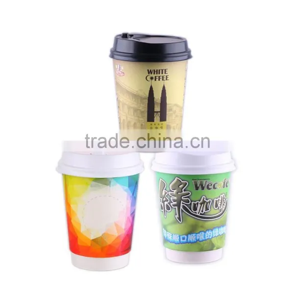 2017 Festival Style New Year Gethering Pasta Match Double Wall 12oz Wholesale Paper Cups photo-4