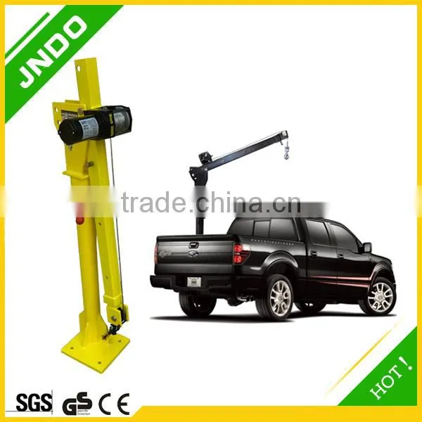 Davit Crane With Swivel Base and Foldable Arm