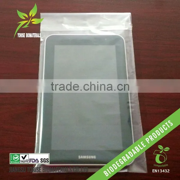 100% Biodegradable and Compostable Eco-friendly Garment/clothes Self-adhesive Bag photo-3