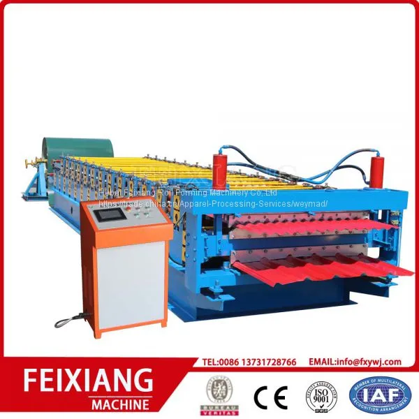 Double Layer Aluminum Panel Roof Forming Machine photo-5