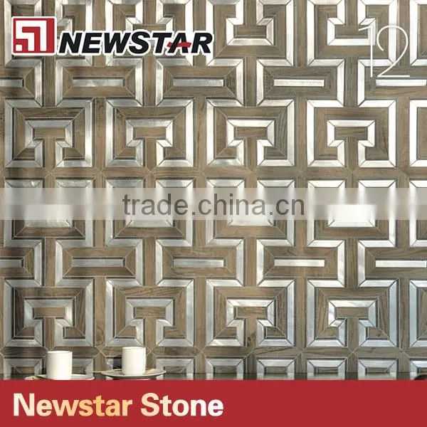 Natural Stone Decorative Wall Tile Marble Mosaic Tile Exterior Wall Tile Mosaics photo-4