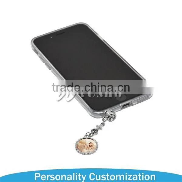 2015 New Mobile Phone Accessory Sublimation Metal Earphone Stopper photo-6