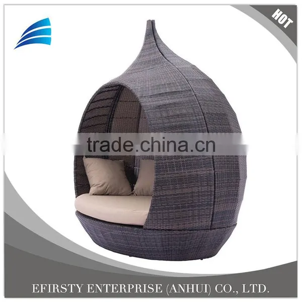 Modern Contemporary Outdoor Rattan Patio Double Chaise Lounge Furniture photo-5