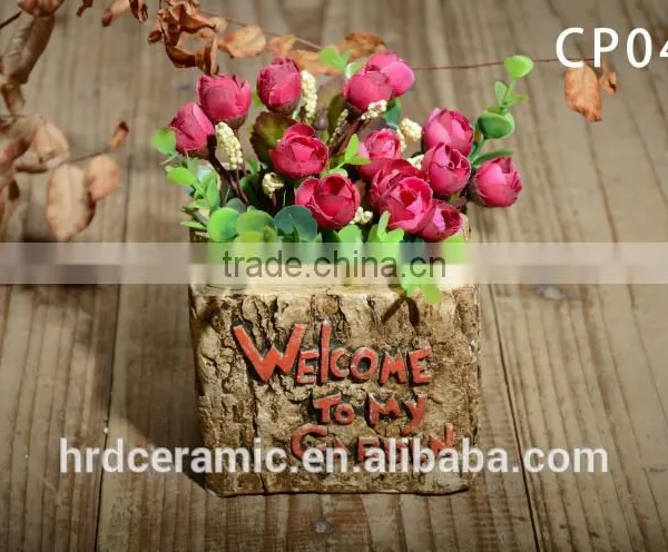 Factory Hot Sale Indoor Cement Garden Flower Pot photo-5