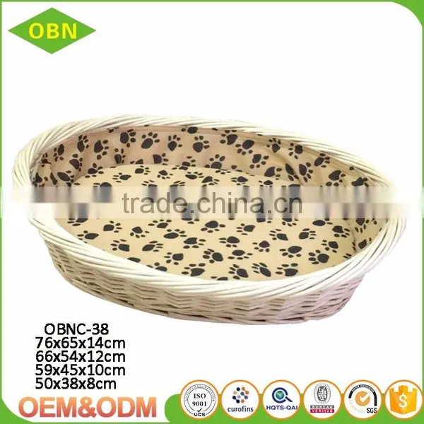 Wholesale Handmade Rattan Cat Basket Natural Wicker Dog Basket photo-6