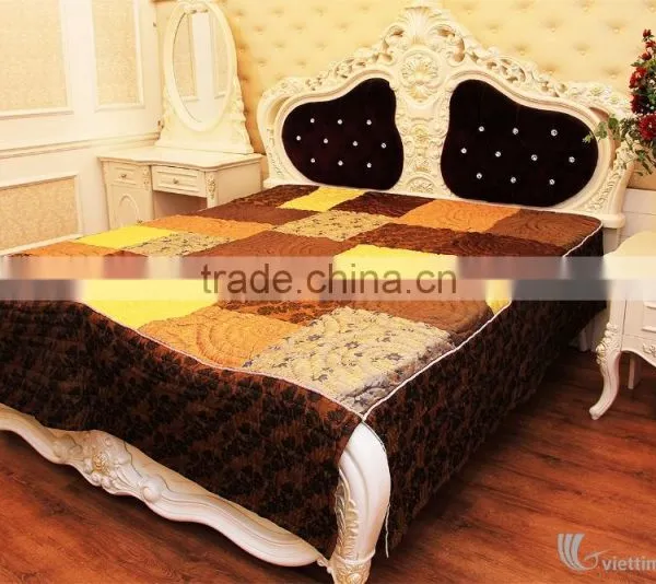 HOT SALE!!!!! HAND EMBROIDERED BLANKET WITH PILLOW CASES photo-6