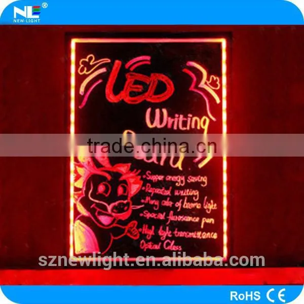 2016 Wholesale New Products Cafe Led Sign Board Led Writing Board With Usb Interface for Advertising and Promotion Board photo-3