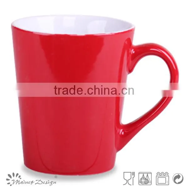 Ceramic Milk Mug Two Tone Glossy Coffee Mug photo-2
