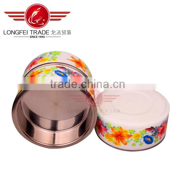 New Item Colorful Stainless Steel 3 Layer Tiffin Lunch Box / Food Thermos / Lunch Box photo-2