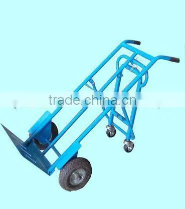 Folding Hand Truck HT1824,two Pneumatic Wheel Hand Trolley photo-2