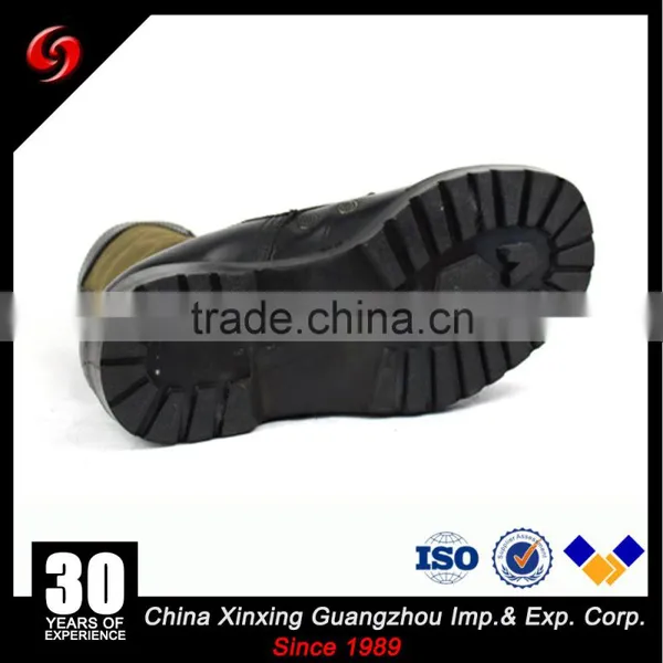 Genuine Leather and Woodland Polyester Oxford Military Boots photo-5