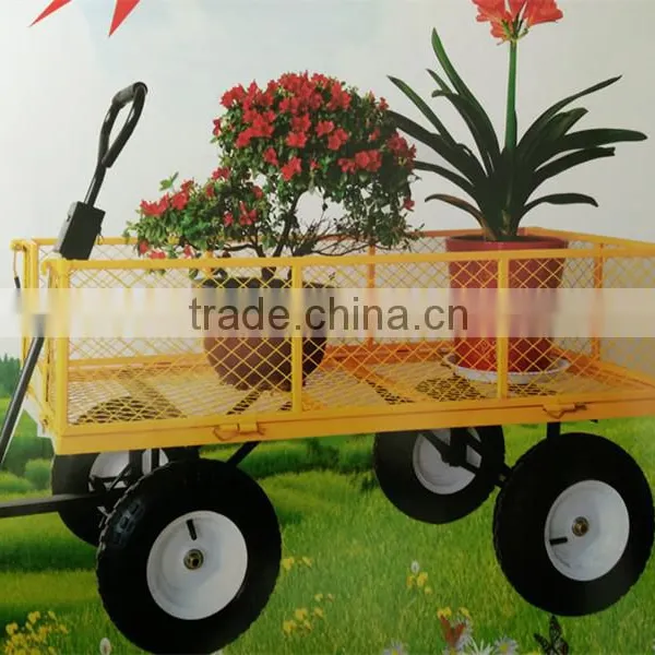 Four Wheels Heavy Duty Garden Cart