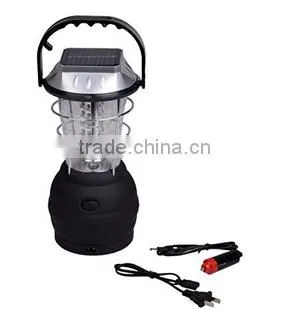 3 Mode 36 LED Hand Crank Solar Lantern Bright Rechargeable Outdoor Camping Light photo-2