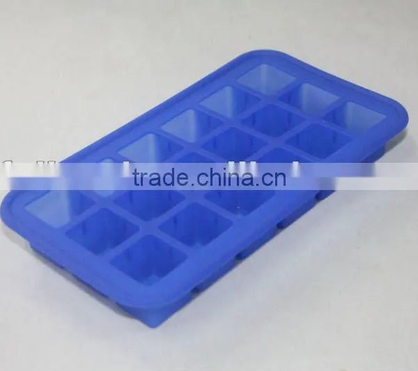 Silicone True Cube Ice Cube Tray,12pcs