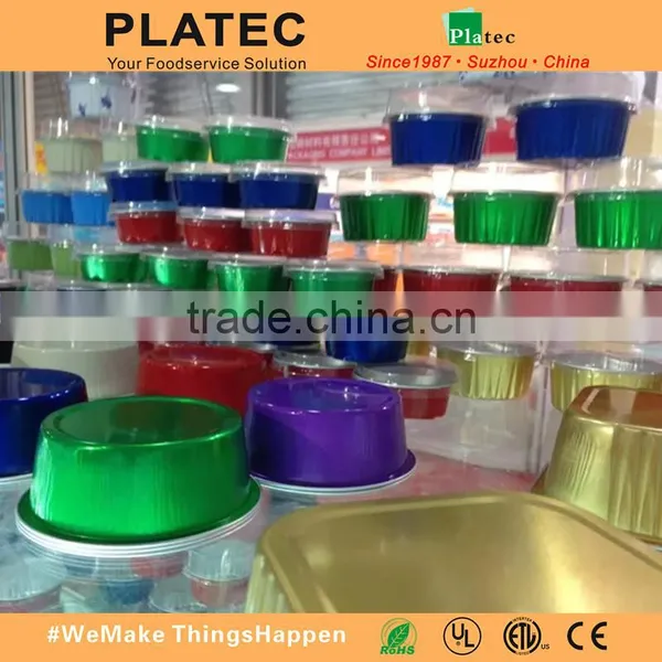 Cheap Colour Coated Airline Aluminium Foil Cake Tray photo-2