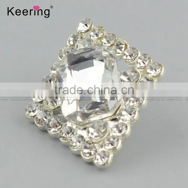 Hotsale Newest Design Rhombus Full Rhinestone Royal Button Pins WBK-1470 photo-3