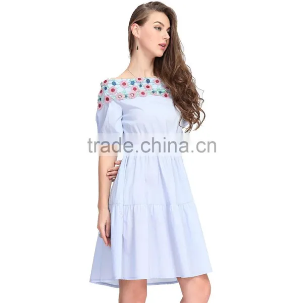Custom Smart Casual Cold Shoulder Woman Club Fashion In Style Hot Dress photo-4