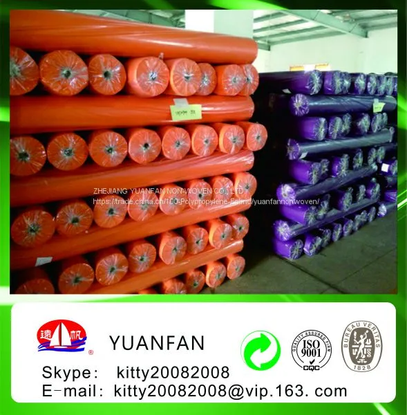 PASS BS5852 FIREPROOF, PASS BSCI, AZO Free 100% PP Spun-Bonded Non-Woven Fabric