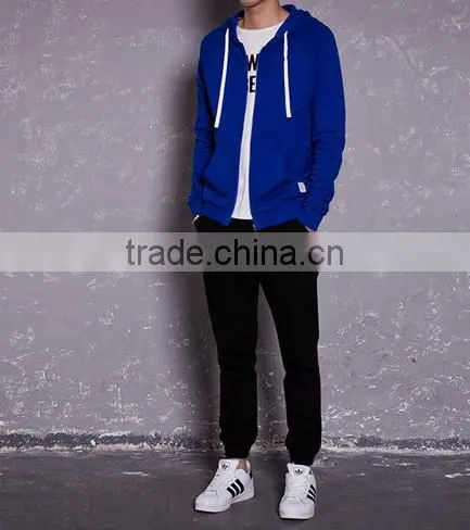 High Quality Good Sale Wholesale Professional Factory Custom Plain Men Zipper Hoody photo-2