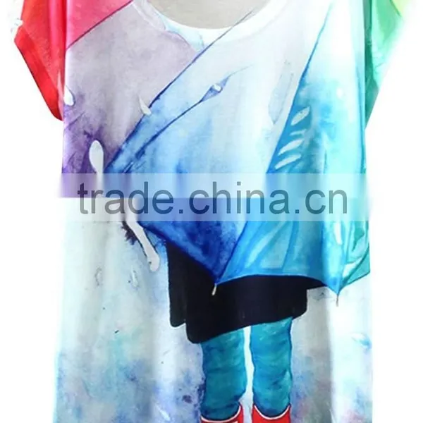 Hot Sale Sublimation Ladies T-shirt Print Design, Summer Ladies Top t Shirt photo-5