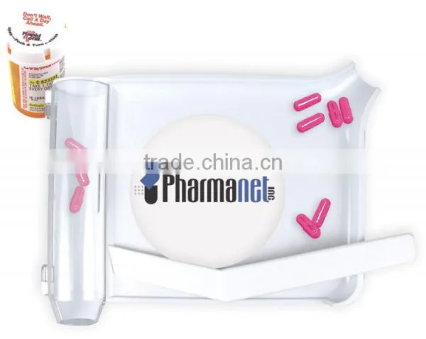 Safe And Easy Pill Counter Tray - Has Large Spatula and Polished, Smooth Surfaces for Accurate Pill Dispensing photo-2