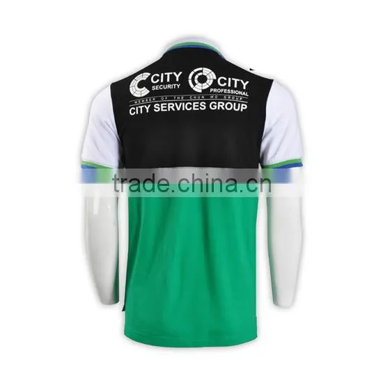 Fitness Button Slim Waist Men Polo Shirt 100% Cotton photo-5