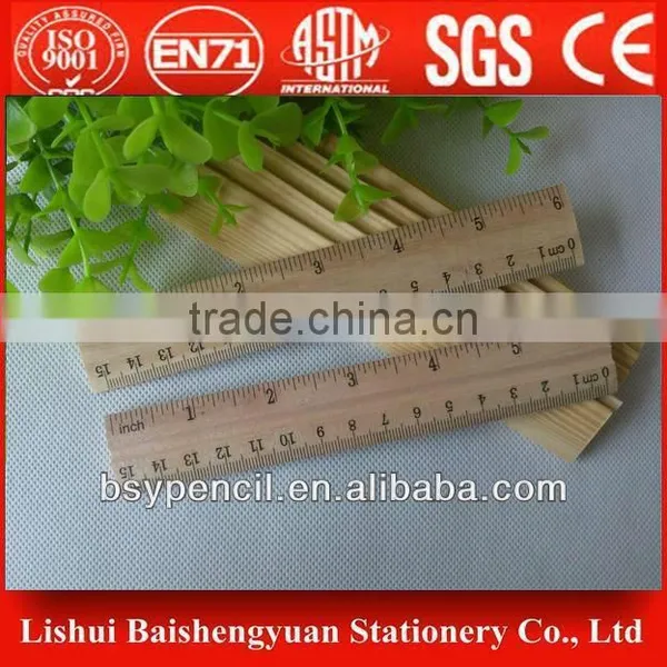 6inch 15cm School Wooden Ruler