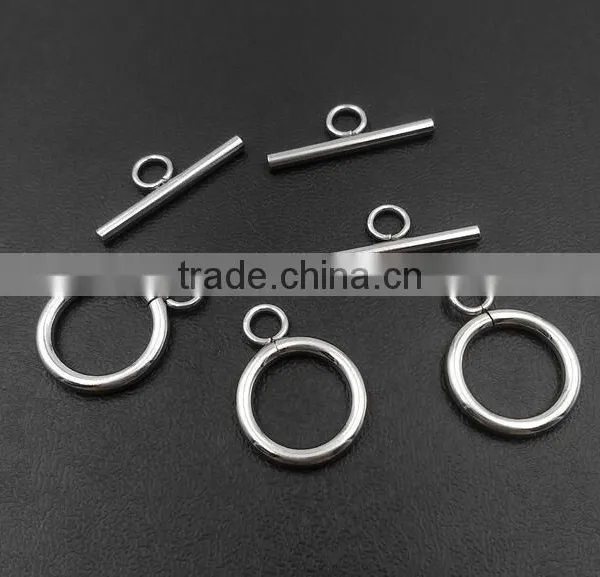 Stainless Steel Toggle Clasps Connectors Jewelry Findings OT Ending Clasps Set DIY Bracelet Necklace Accessories photo-2