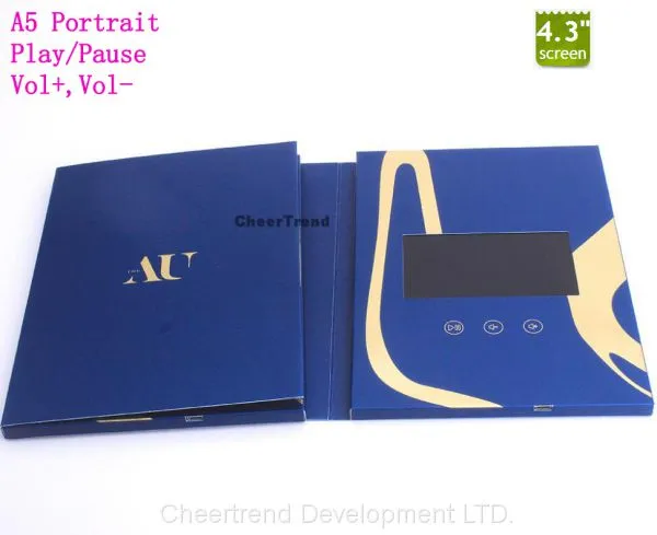 Customized Printing Video Book /video Brochure/video Greeting Card With 4.3 Inch LCD Display photo-5