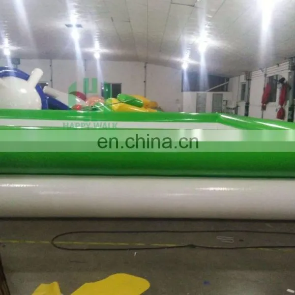 Green and White 10mL*8mW*1.2mH 0.6mm Pvc Inflatable Swiming Pool Adult Size Inflatable Pool photo-5