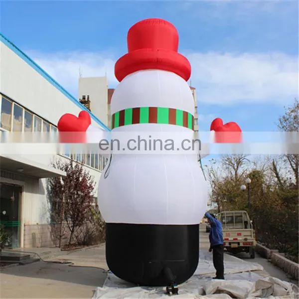 Large Adult Inflatable Christmas Snowman for Outdoor Christmas Decorations/ Inflatable Christmas Snowman photo-4