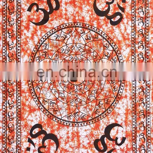 Indian Latest Batik Om Mandala Tapestry Bohemian Poster Wall Decor Hanging photo-2