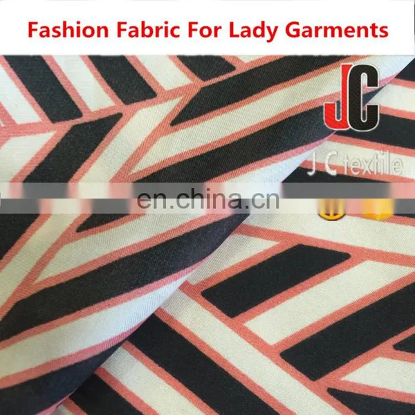 A2558 JC TEXTILE in Stock Polyester 50D Chiffon Print Fabric 100% Silk Satin Fabric photo-2