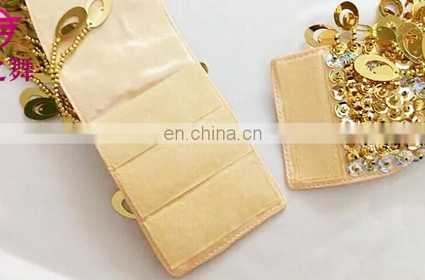 Y-2054 American Hot Sale Full Sequins Belly Dance Hip Scarf photo-5