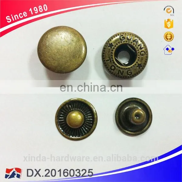 Brass Plain Snap Button Press on Garments photo-6