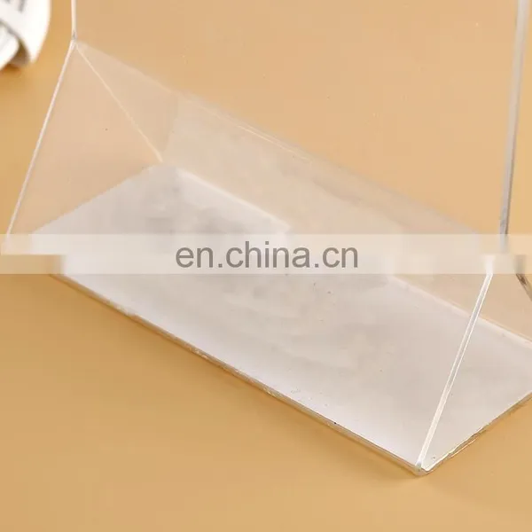 Custom Printed Tabletop Acrylic Menu Holder photo-3