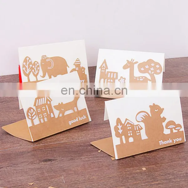 Cheap Fashion Animal Bulk Greeting Cards Thanks You Teachers Day Greeting Card photo-5