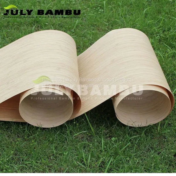 0.4mm 0.5mm Bamboo Veneer Sheets Use for Door Skin, FSC Bamboo Wood Veneer photo-3