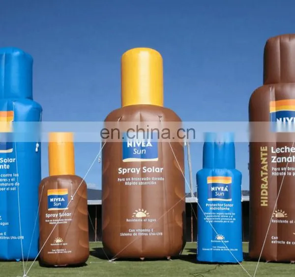 Lifelike Blow Up Replica Advertising Cartoon Character Inflatable Juice Bottle for Promotional Events photo-4