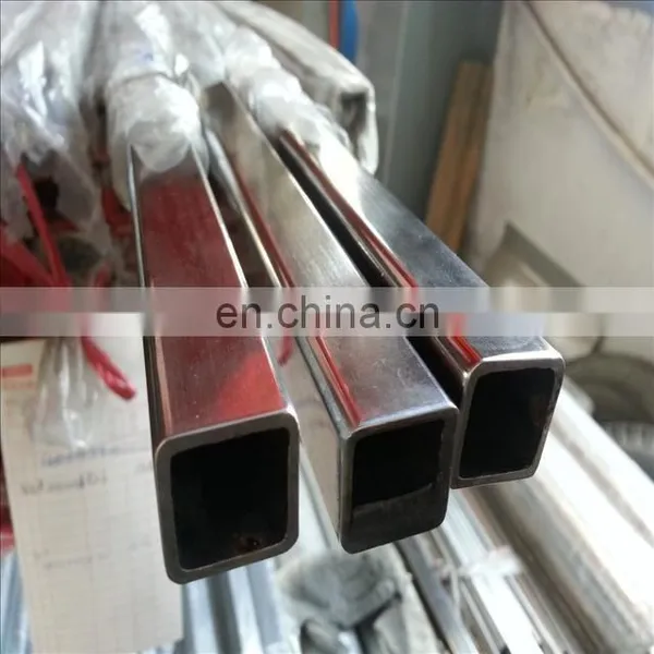 Hot Sale Square Tube 25*25mm Ss316 Stainless Steel Hollow Section photo-3