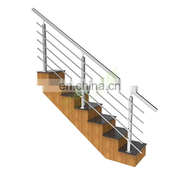 New Product Pipe Balustrade Railing Stainless Steel Handrail Design Stair Railing photo-5