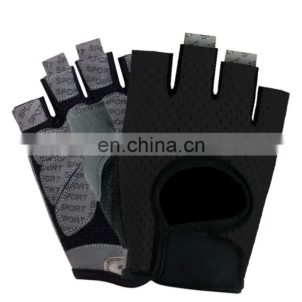 Hampool Wrist Support Half Finger Weight Lifting Gym Sports Gloves photo-5